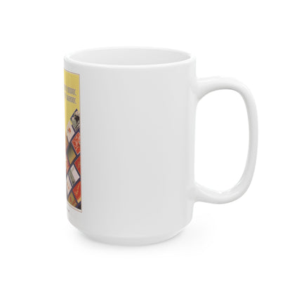 Soviet Era Poster 496 - White Coffee Mug