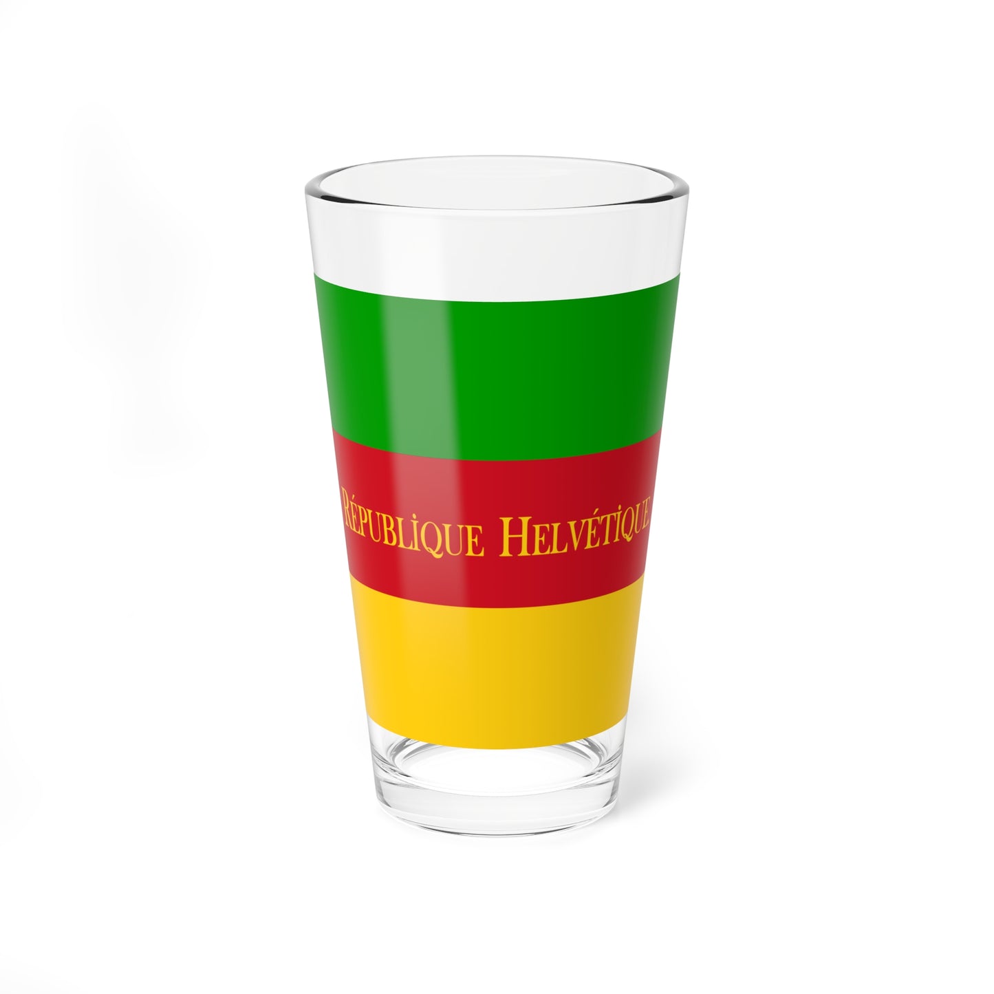 Flag of the Helvetic Republic French (Switzerland) Pint Glass 16oz