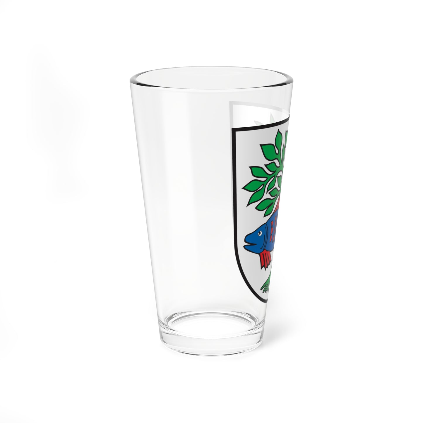 DEU Bad Buchau COA (Germany) (Coat of Arms) Pint Glass 16oz