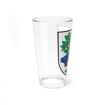 DEU Bad Buchau COA (Germany) (Coat of Arms) Pint Glass 16oz