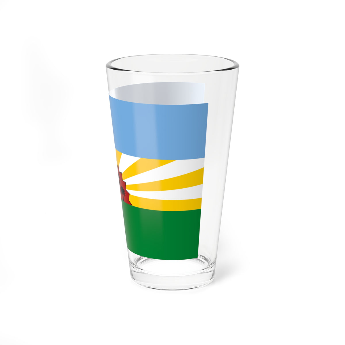 Propuesta de bandera para el Estado Monagas 17 (Venezuela) Pint Glass 16oz