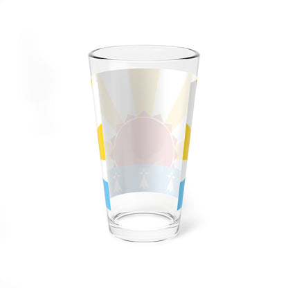 Pays Rouzig traditional district flag (France) Pint Glass 16oz