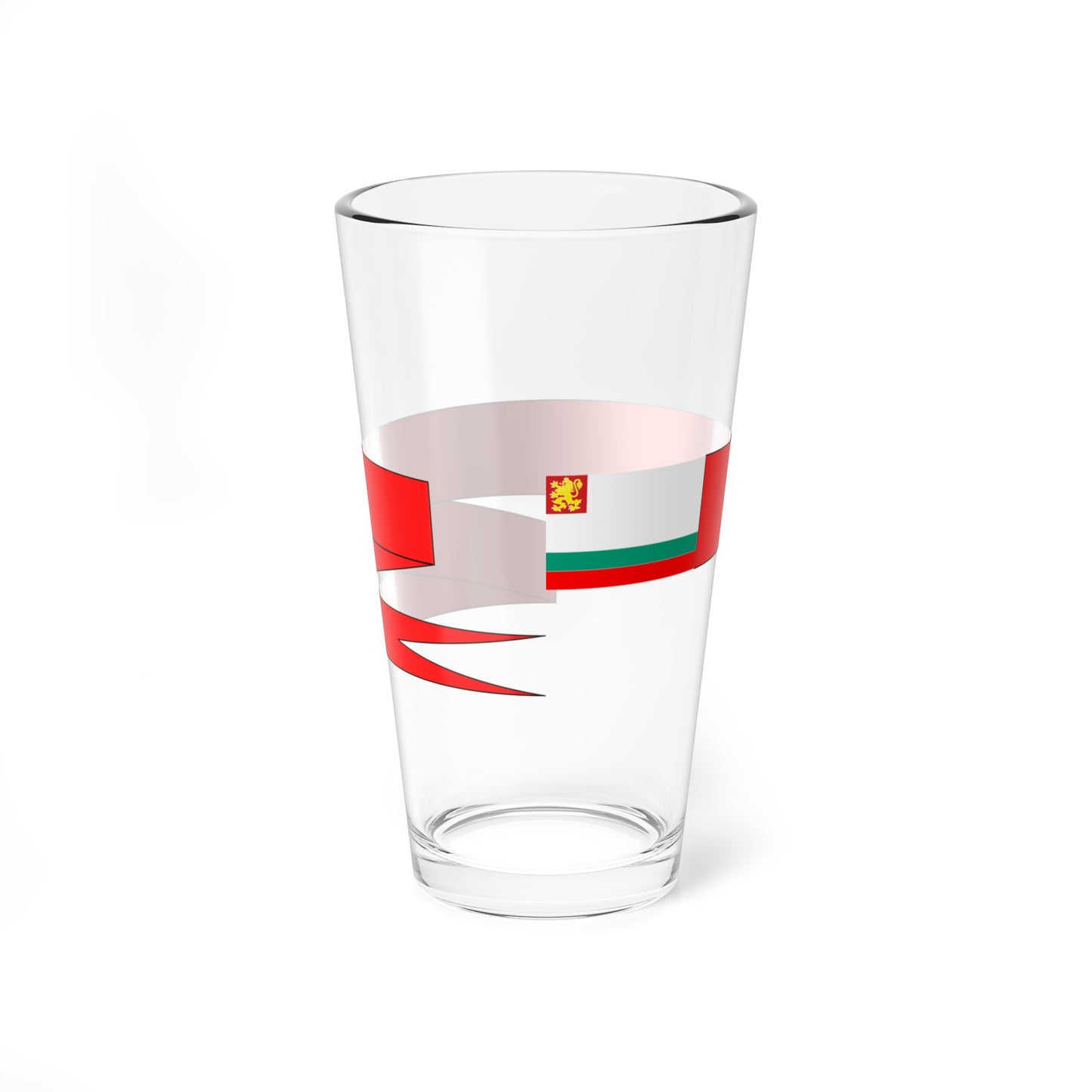 Bulgarian Navy Rank Flag Pendant of Ship Division Commander 2 (Bulgaria) Pint Glass 16oz