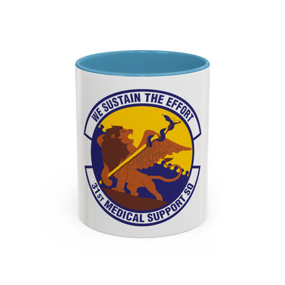 31st Medical Support Squadron (U.S. Air Force) Accent Coffee Mug