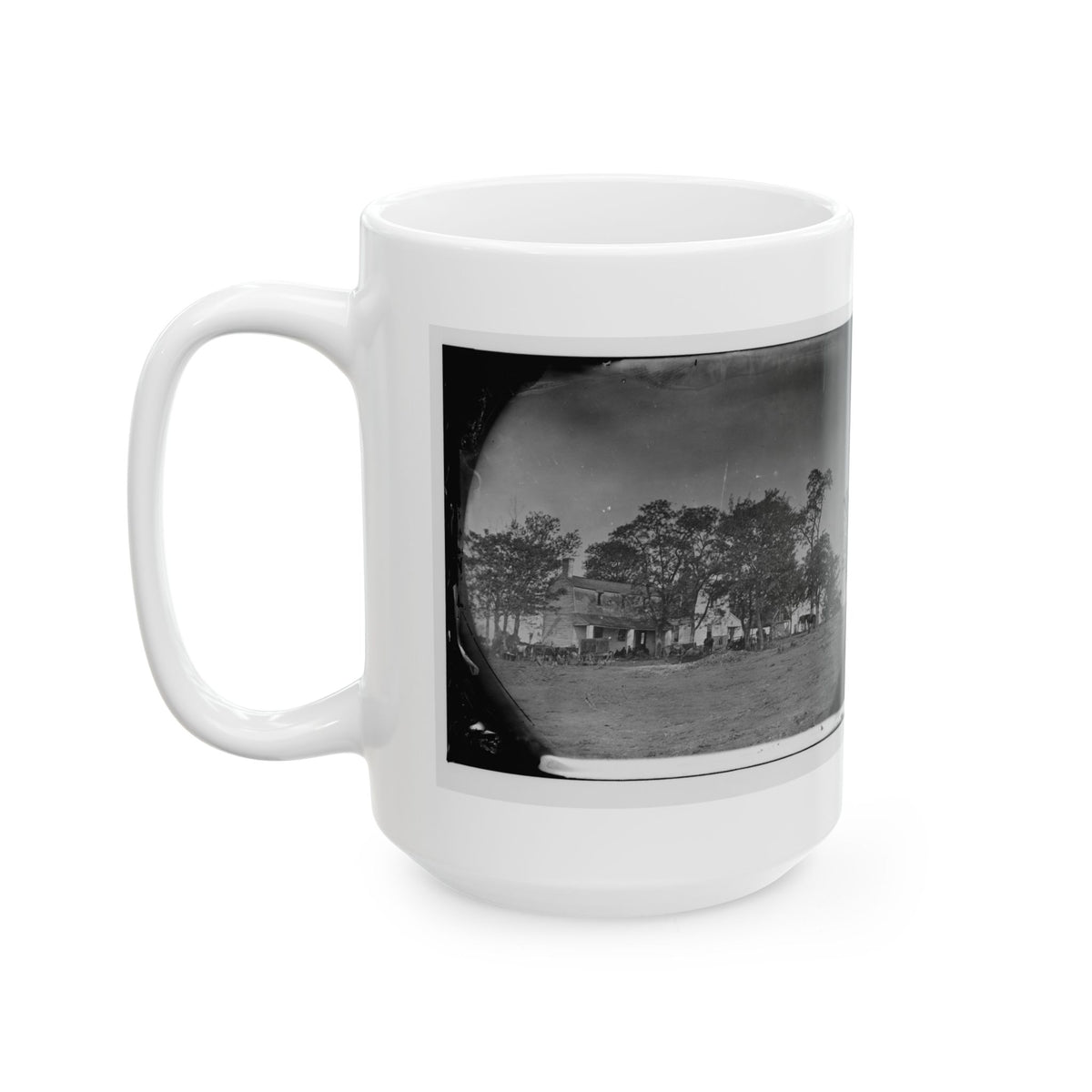 Spotsylvania Court House, Va., Vicinity. Beverly House, Headquarters Of Gen. Gouverneur K. Warren, 5th Corps (U.S. Civil War) White Coffee Mug