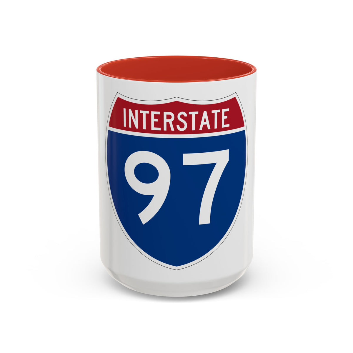 Interstate 97 (U.S. Highways) Accent Coffee Mug