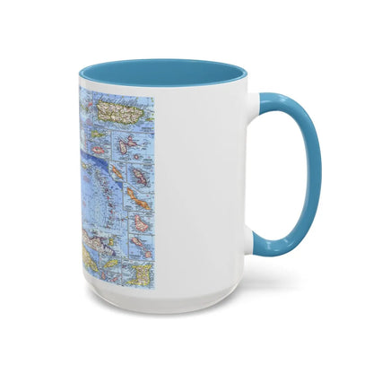 West Indies (1962) (Map) Accent Coffee Mug-Go Mug Yourself