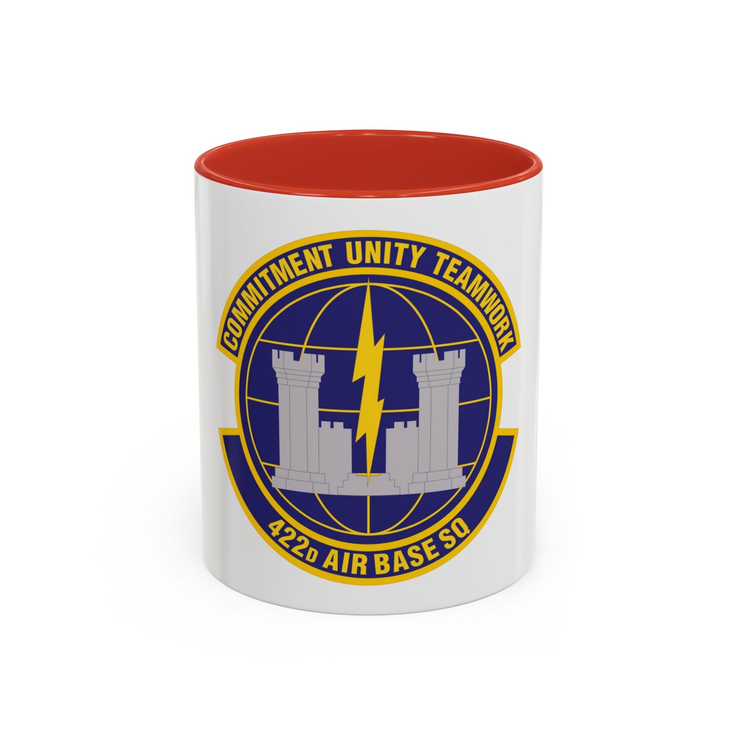 422d Air Base Squadron (U.S. Air Force) Accent Coffee Mug