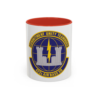 422d Air Base Squadron (U.S. Air Force) Accent Coffee Mug