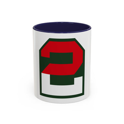 Second United States CSIB (U.S. Army) Accent Coffee Mug