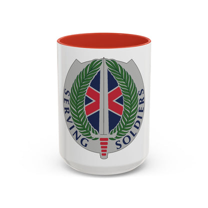 10 Personnel Command (U.S. Army) Accent Coffee Mug