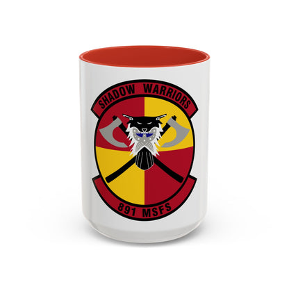 891 Missile Security Forces Squadron AFGSC (U.S. Air Force) Accent Coffee Mug