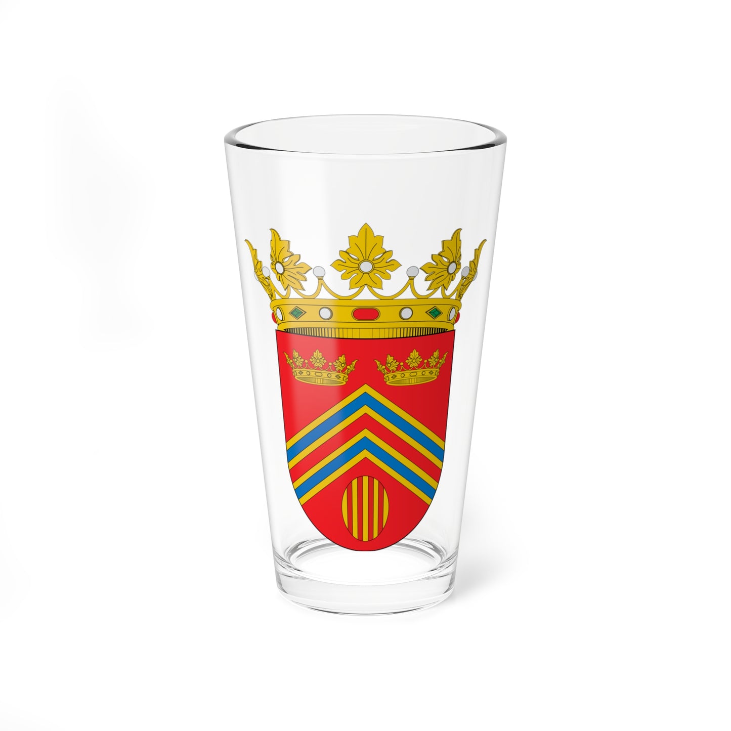 Escudo de El Frago (Spain) (Coat of Arms) Pint Glass 16oz