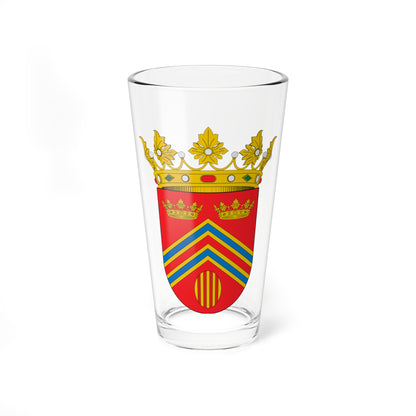 Escudo de El Frago (Spain) (Coat of Arms) Pint Glass 16oz