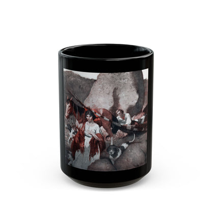 Dogs That Free and Stay, McCalls magazine, November 1923 - Black Coffee Mug-15oz-Go Mug Yourself