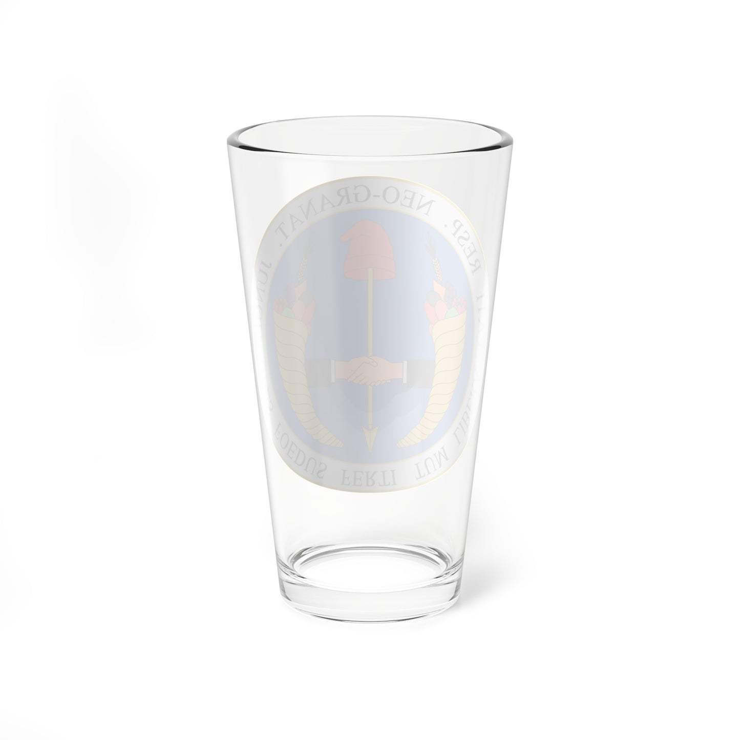 Coat of arms of United Provinces of New Granada provisional (Coat of Arms) Pint Glass 16oz