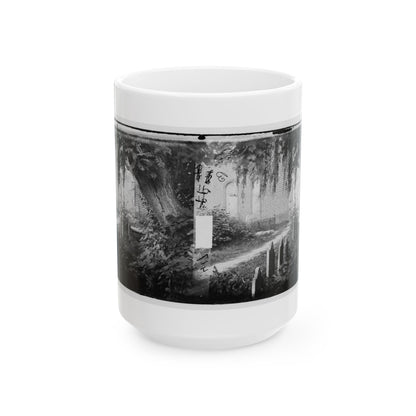 Churchyard With Graves (U.S. Civil War) White Coffee Mug