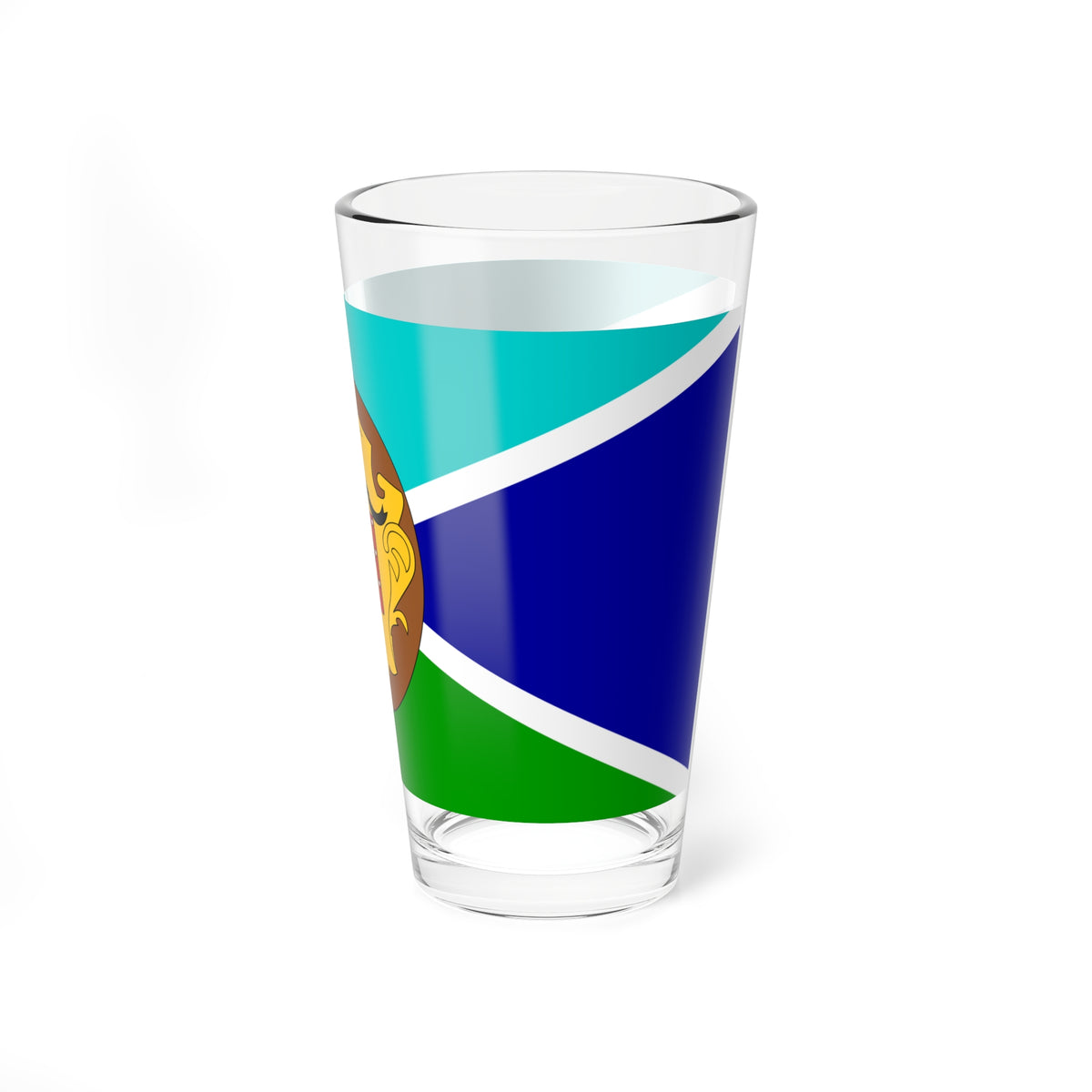 Bandera del Municipio Andres Bello (Venezuela) Pint Glass 16oz