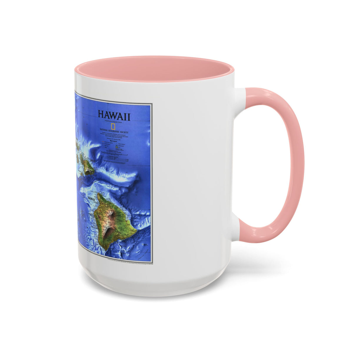 USA - Hawaii (1995) (Map) Accent Coffee Mug