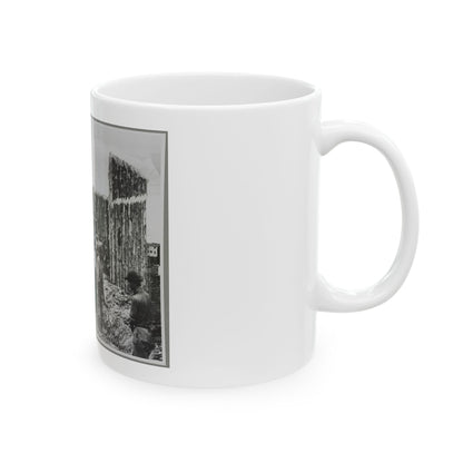 Building Stockade, Alexandria, Va. (U.S. Civil War) White Coffee Mug