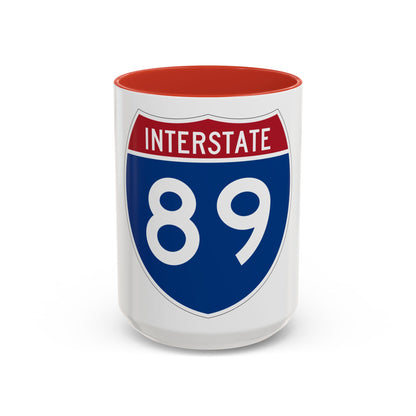 Interstate 89 (U.S. Highways) Accent Coffee Mug