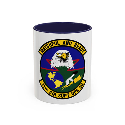 11 Air Support Operations Squadron ACC (U.S. Air Force) Accent Coffee Mug