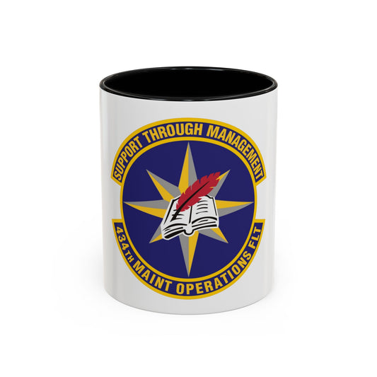 434th Maintenance Operations Flight (U.S. Air Force) Accent Coffee Mug