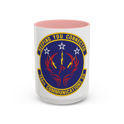 744th Communications Squadron (U.S. Air Force) Accent Coffee Mug