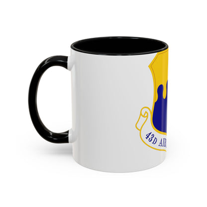 43d Airlift Group (U.S. Air Force) Accent Coffee Mug