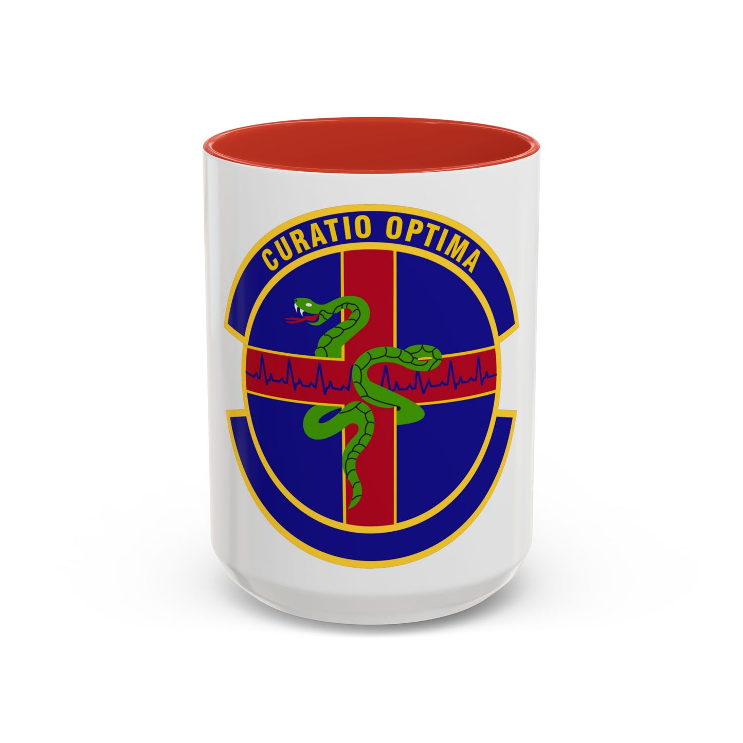 412 Healthcare Operations Squadron AFMC (U.S. Air Force) Accent Coffee Mug