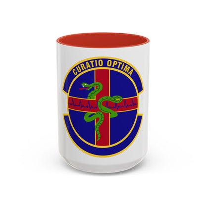 412 Healthcare Operations Squadron AFMC (U.S. Air Force) Accent Coffee Mug