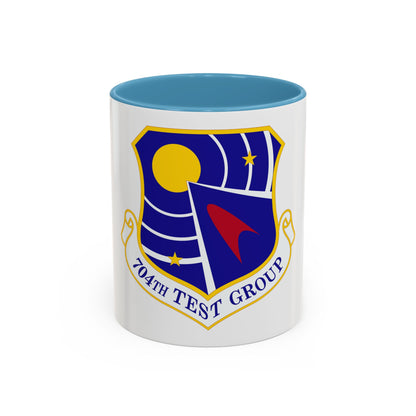 704 Test Group AFMC (U.S. Air Force) Accent Coffee Mug