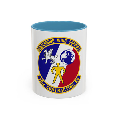 50th Contracting Squadron (U.S. Air Force) Accent Coffee Mug