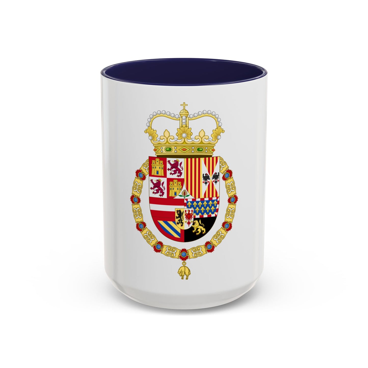 Coat of Arms of Charles II of Spain (1668-1700) - Accent Coffee Mug