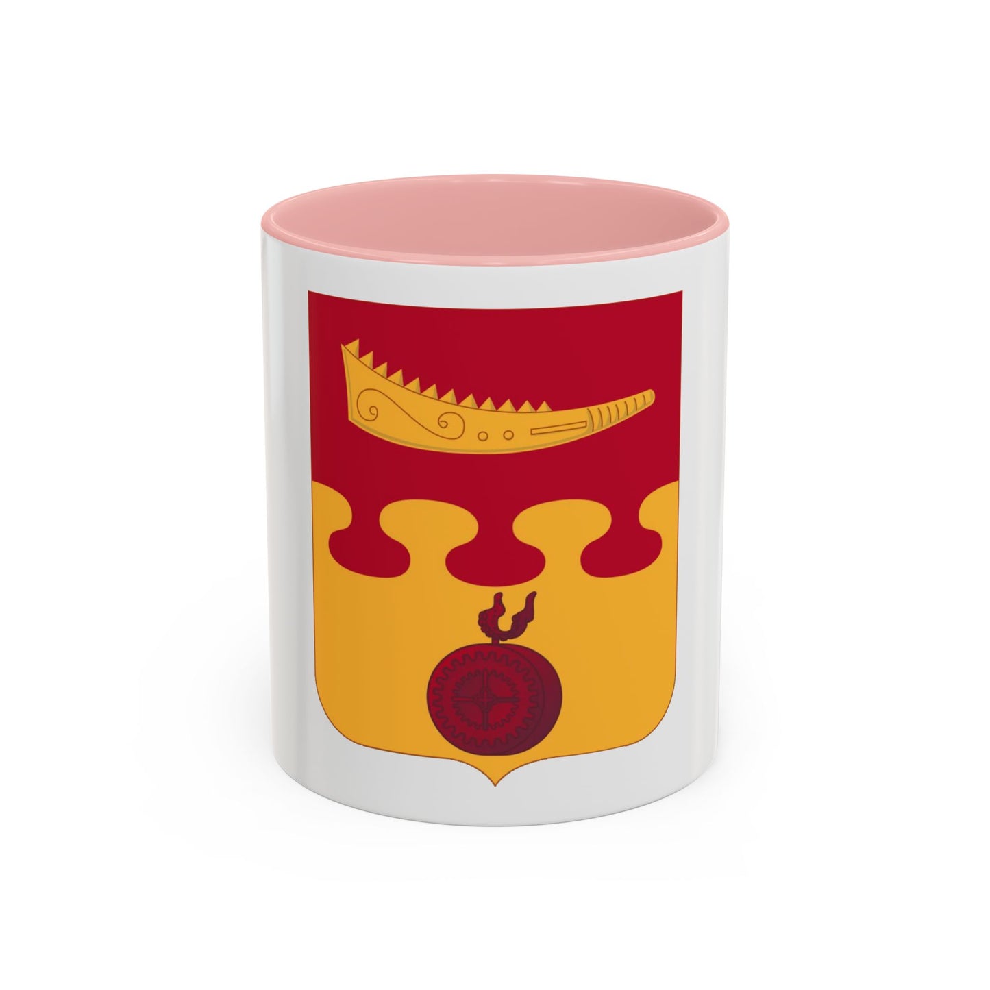 675th Airborne Field Artillery Battalion v2 (U.S. Army) Accent Coffee Mug