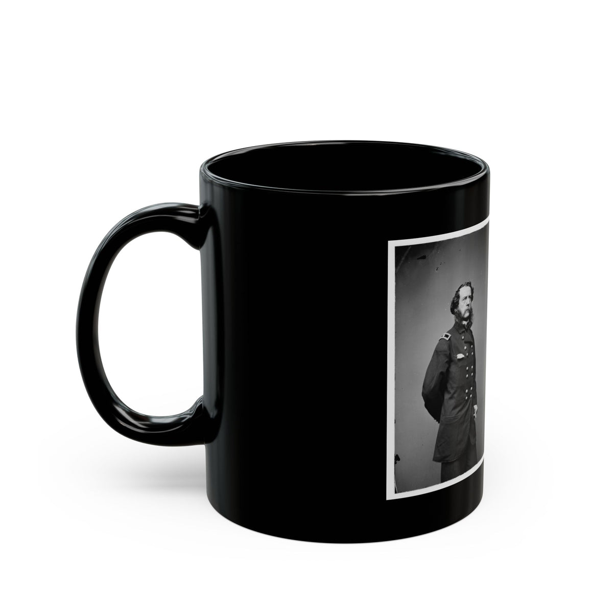 Brig. Gen. Samuel W. Crawford (U.S. Civil War) Black Coffee Mug