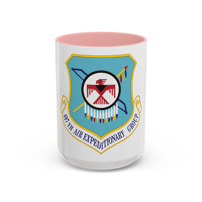 407th Air Expeditionary Group (U.S. Air Force) Accent Coffee Mug