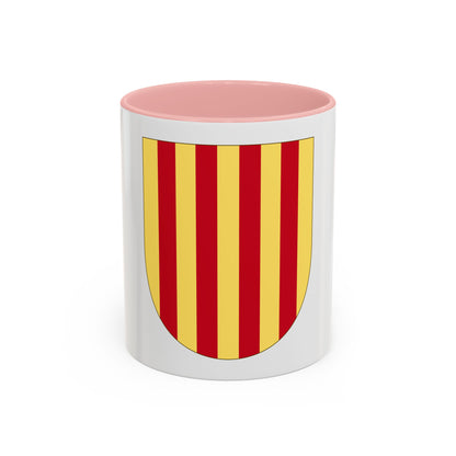 Arms of the Former Crown of Aragon - Accent Coffee Mug