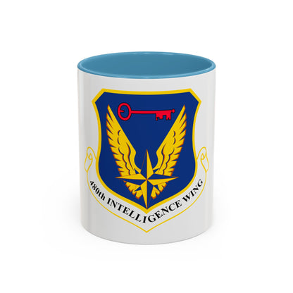 480th Intelligence Wing (U.S. Air Force) Accent Coffee Mug