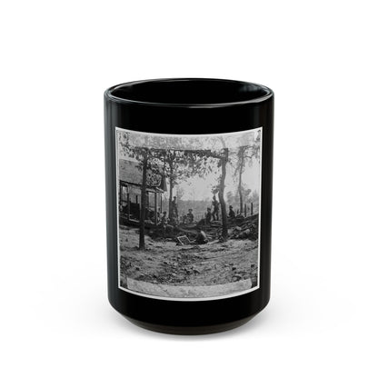 Atlanta, Ga., Vicinity. Federal Pickets Before The City (U.S. Civil War) Black Coffee Mug