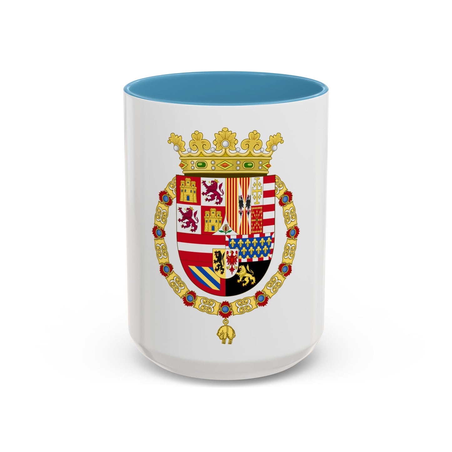 Coat of Arms of Philip II of Spain (1558-1580) - Accent Coffee Mug