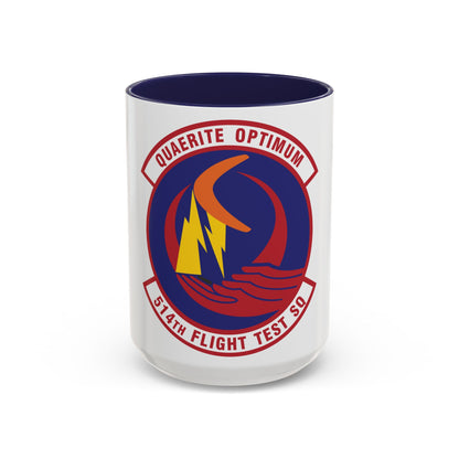 514th Flight Test Squadron (U.S. Air Force) Accent Coffee Mug