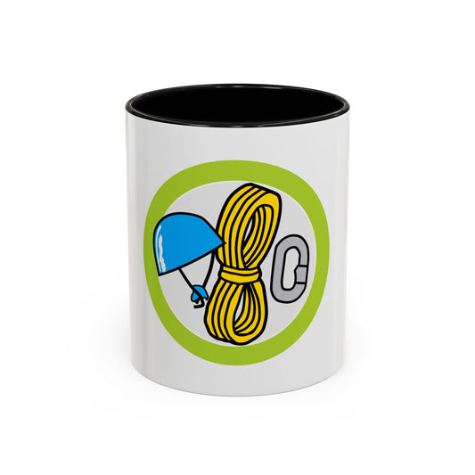 Climbing (Boy Scout Merit Badge) Accent Coffee Mug