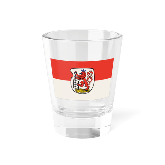 Flag of Wuppertal Germany - Shot Glass 1.5oz