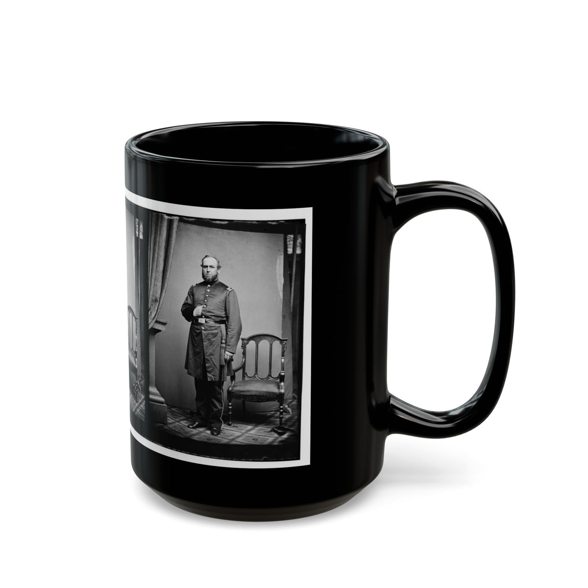 Untitled 001(2) (U.S. Civil War) Black Coffee Mug
