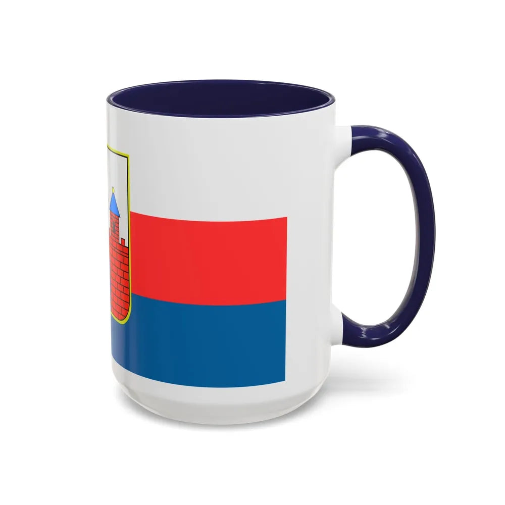 Flag of Bydgoszcz Poland - Accent Coffee Mug-Go Mug Yourself