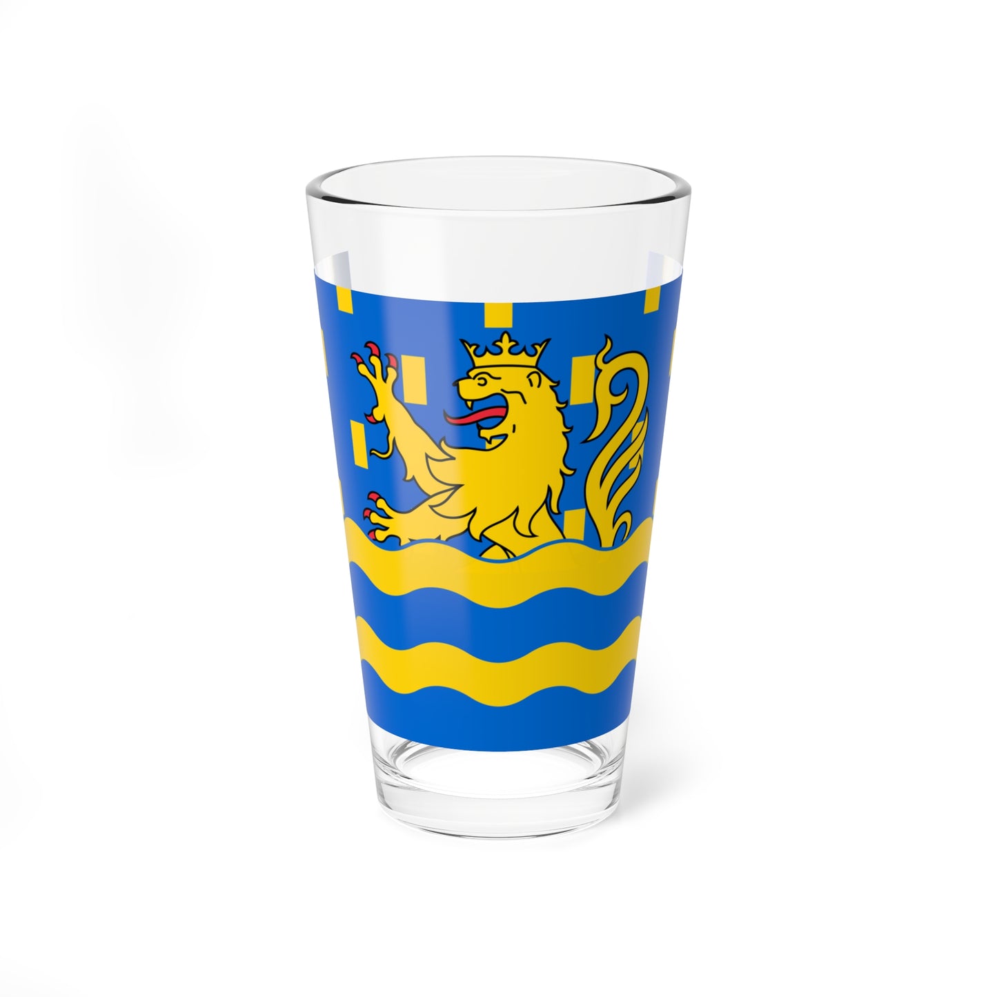 Proposed flag of Doubs (France) Pint Glass 16oz