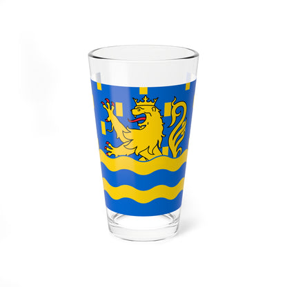 Proposed flag of Doubs (France) Pint Glass 16oz