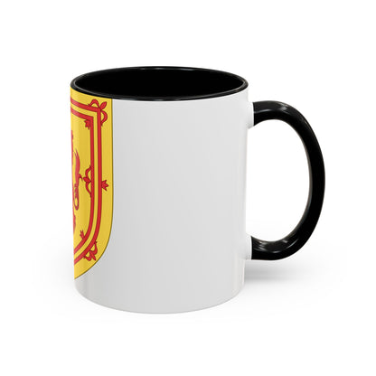 Royal Arms of the Kingdom of Scotland - Accent Coffee Mug