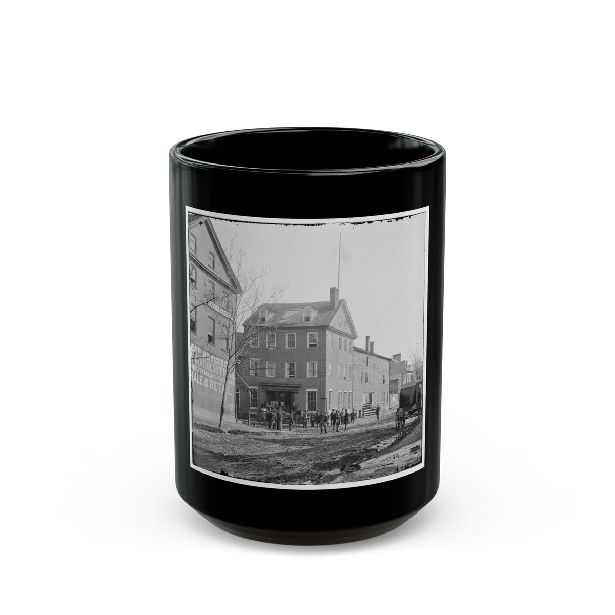 Alexandria, Virginia. The Marshall House, King & Pitt Streets (U.S. Civil War) Black Coffee Mug